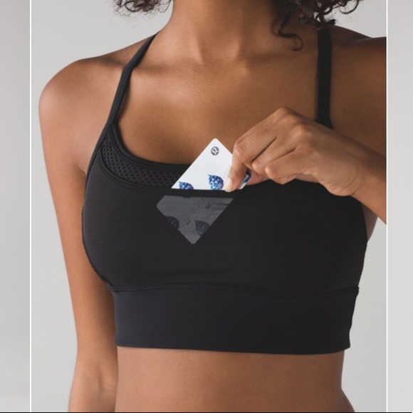 lululemon athletica Other - Lululemon Fit Physique Bra Black 8 Mesh